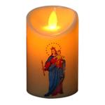 JKPOWER LED Jesus Christ Tealight Pillar Lamp