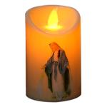 JKPOWER LED Jesus Christ Tealight Pillar Lamp