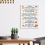 Child of God Bible Verses Wall Art Canvas