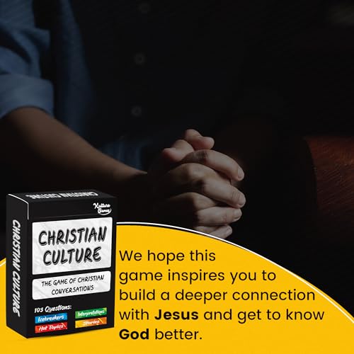 Christian Culture Conversation Starter Cards for Bible Study
