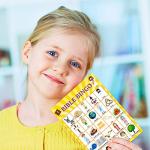 Bible Bingo Game for 24 Players Kids Church