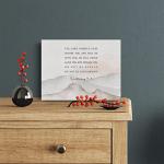 Deuteronomy 31:8 Bible Verse Canvas Print, Christian Decor