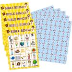 Bible Bingo Game for 24 Players Kids Church