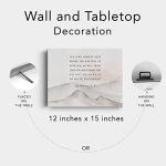 Deuteronomy 31:8 Bible Verse Canvas Print, Christian Decor