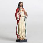 Catholic Sacred Heart of Jesus Statue, Hand Painted