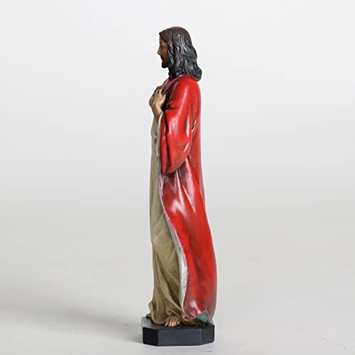 Catholic Sacred Heart of Jesus Statue, Hand Painted