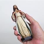 Catholic Sacred Heart of Jesus Statue, Hand Painted
