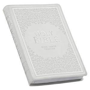 KJV Holy Bible, Large Print Faux Leather Red Letter