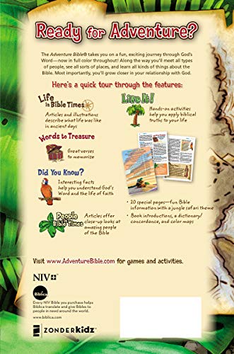 NIV Adventure Bible Hardcover with Full Color Illustrations