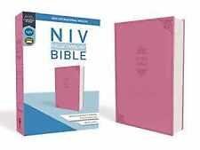 NIV Pink Leathersoft Thinline Bible with Comfort Print
