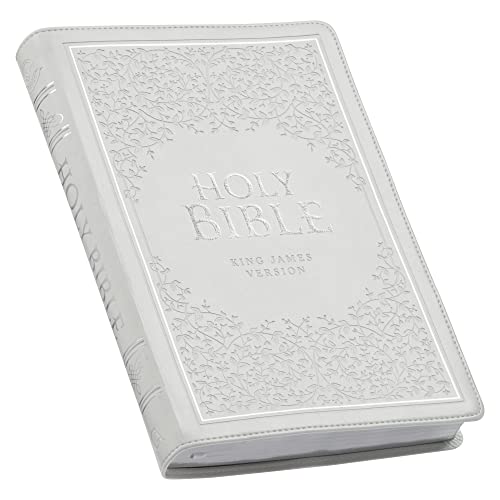 KJV Holy Bible, Large Print Faux Leather Red Letter