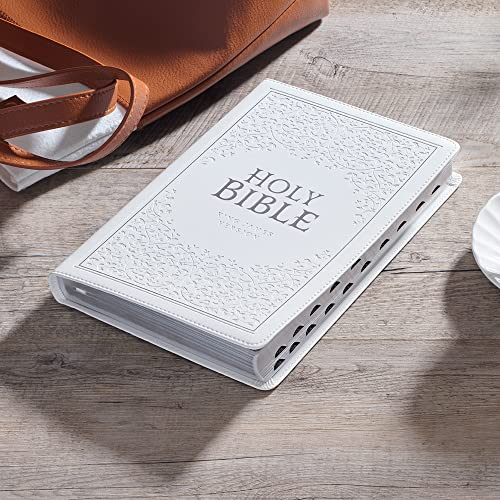 KJV Holy Bible, Large Print Faux Leather Red Letter