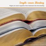 KJV Holy Bible, Large Print Faux Leather Red Letter