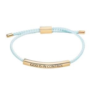 Inspirational God Is In Control Bracelets for Women