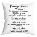 Marriage Prayer Cushion Cover for Sofa Bed - 18x18