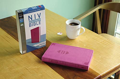 NIV Pink Leathersoft Thinline Bible with Comfort Print