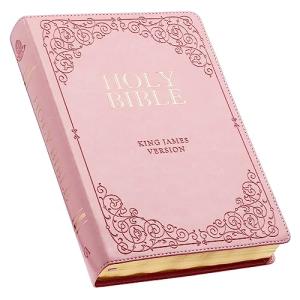 KJV Giant Print Full-size Holy Bible, Pink