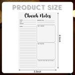 Religious Sermon Note Pads Bundle for Church Notes