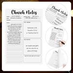 Religious Sermon Note Pads Bundle for Church Notes