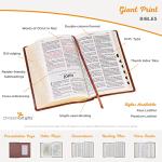 KJV Giant Print Full-size Holy Bible, Pink
