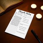 Religious Sermon Note Pads Bundle for Church Notes