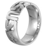 Stainless Steel Jesus Cross Ring for Religious Events