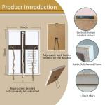 Matthew 19:6 Unity Cross Braid Wedding Sign Wood Frame