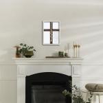 Matthew 19:6 Unity Cross Braid Wedding Sign Wood Frame