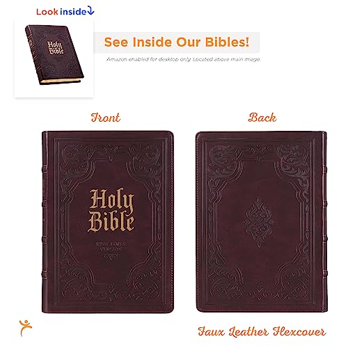 Giant Print KJV Holy Bible, Red Letter Edition
