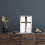 Matthew 19:6 Unity Cross Braid Wedding Sign Wood Frame
