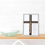 Matthew 19:6 Unity Cross Braid Wedding Sign Wood Frame