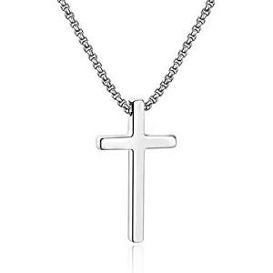 Sterling Silver Cross Pendant Necklaces - Christian Religious Gifts