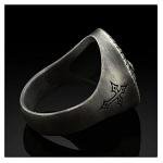 Men's Jesus Head Ring Religious Signet Amulet Baptism Hip Hop Biker Jewelry