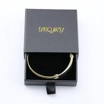 Vintage Brass Friendship Bangle with Bible Verse