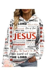 Jesus Christian Women's Hoodie with Kangaroo Pocket