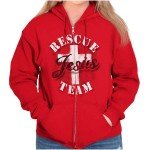 Jesus Rescue Team Cross Zip-Up Hoodie for All