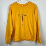 Jesus Graphic Crewneck Sweater for Women