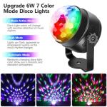 Litake Sound Activated DJ Disco Lights 2 Pack