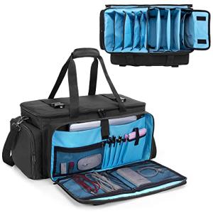 Large DJ Cable Bag with Padded Bottom & Dividers
