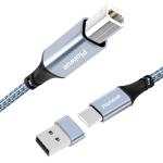 1M USB A & C to USB-B Cable Adapter
