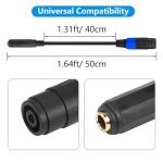 CERRXIAN Speakon to 1/4" Mono Speaker Cable