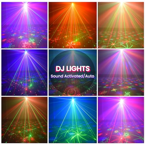 Sound Activated RGB DJ Stage Party Lights