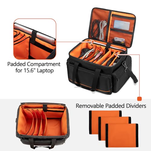 Trunab DJ Gear Organizer Bag with Laptop Sleeve