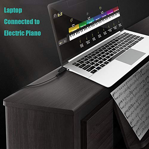 Ancable 3FT USB B MIDI Cable for Instruments