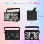 Sound-Activated DJ Disco Lights with Remote Control