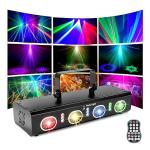 RGBW Sound Activated DJ Disco Light Projector