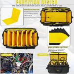 LEFOR·Z DJ Equipment Gig Bag with Cable Organizer