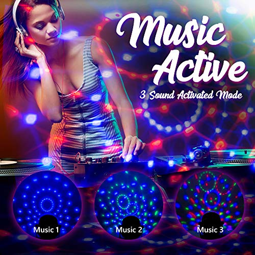 Ecoastal DJ Disco Ball Strobe Lights - 2 Pack