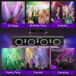 RGBW Sound Activated DJ Disco Light Projector