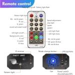 Sound Activated DJ Disco Lights with Remote Control